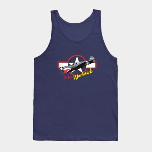 Curtiss P-40 Warhawk World War II fighter Tank Top